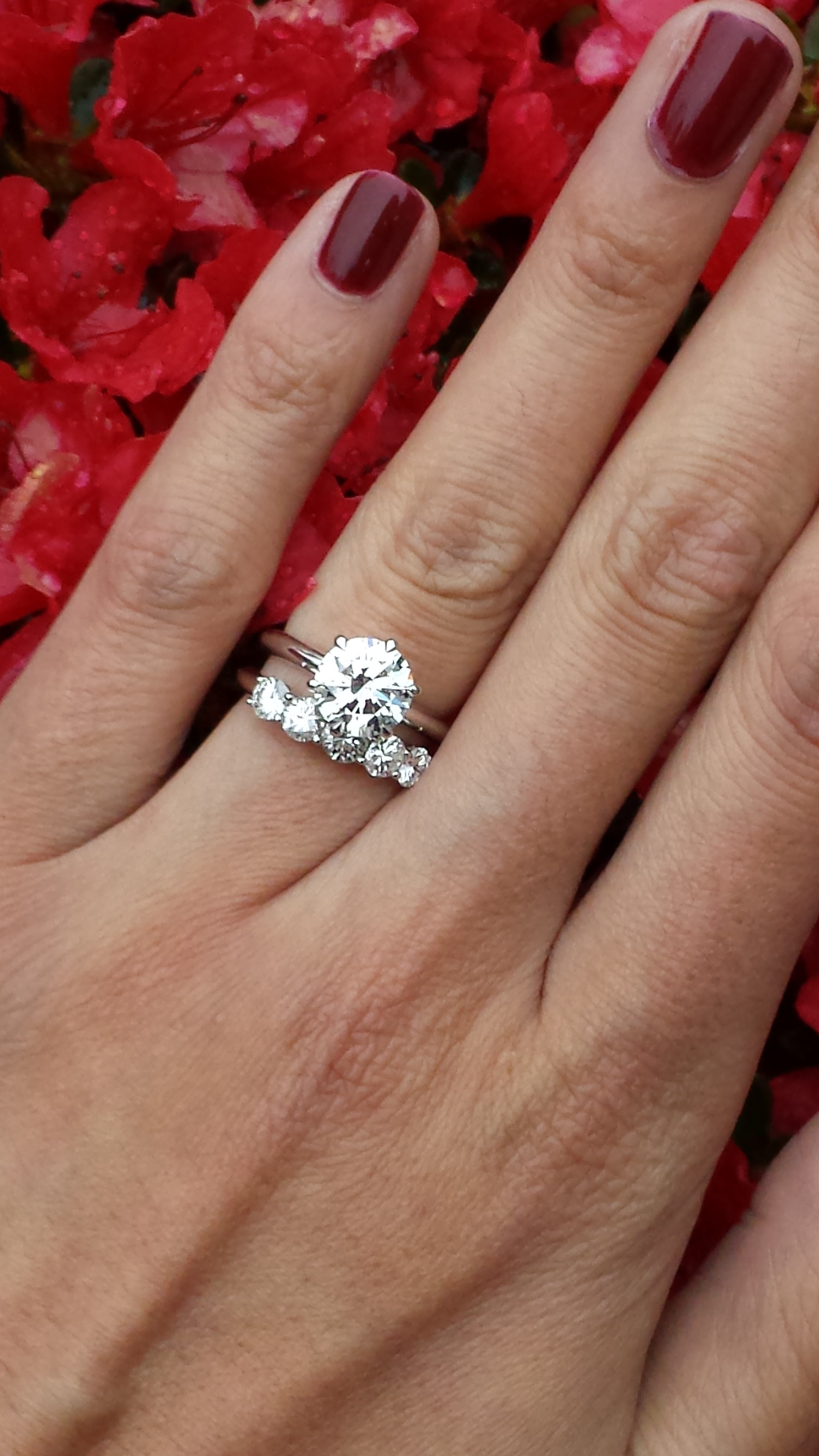 SHOW ME YOUR 5 STONE WEDDING BANDS
